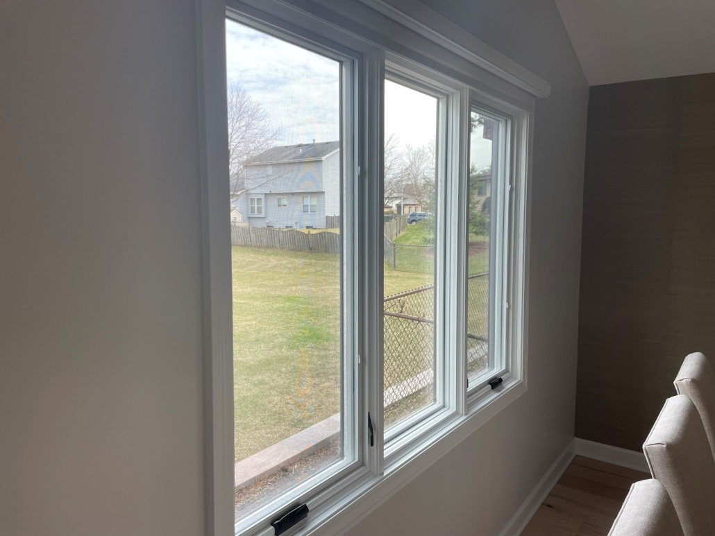 Downers Grove. Pella. LifeStyle Casement windows. Custom Paint inside.